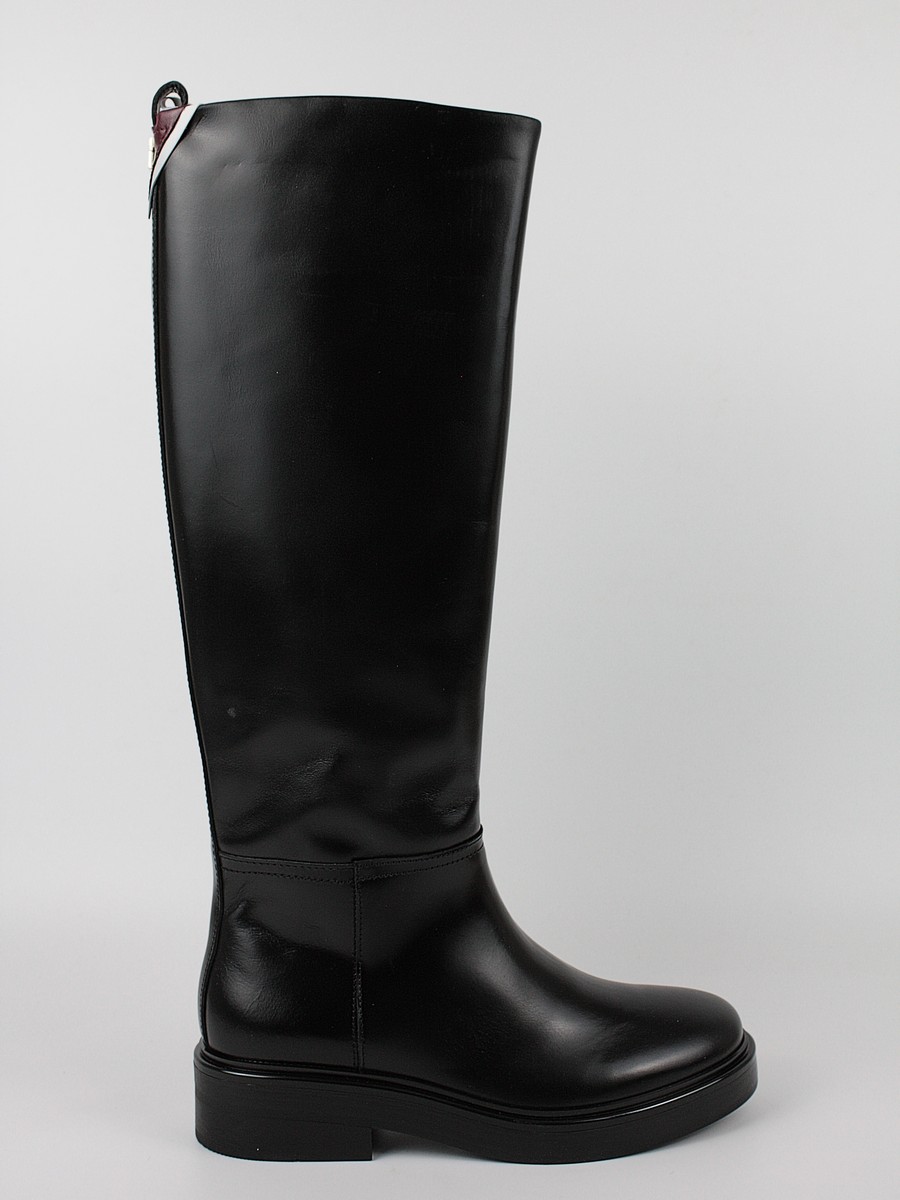 Women Boots Tommy Hilfiger Cool Elevated Longboot FW0FW07488-BDS Black