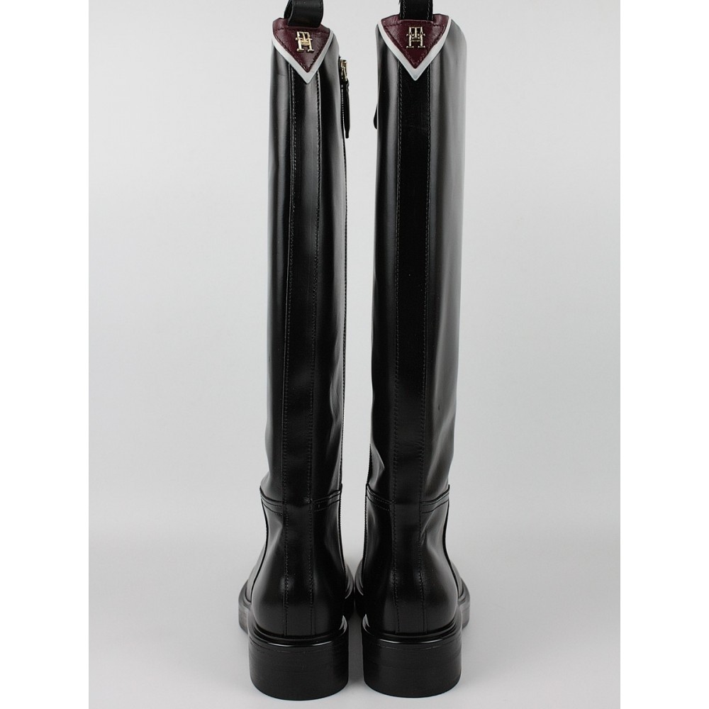 Γυναικεία Μπότα Tommy Hilfiger Cool Elevated Longboot FW0FW07488-BDS Μαύρο