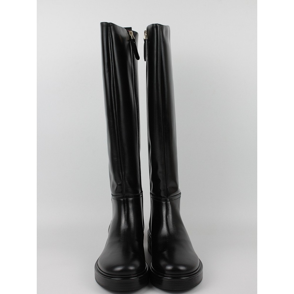 Women Boots Tommy Hilfiger Cool Elevated Longboot FW0FW07488-BDS Black