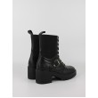 Γυναικεία Μποτάκι Tommy Hilfiger Tommy Belt Leather Boot FW0FW07526-BDS Μαύρο