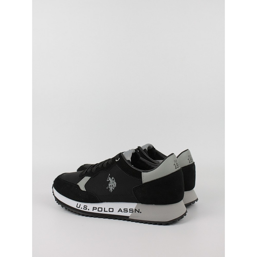 Ανδρικό Sneaker Us Polo Assn CLEEF005-BLK Μαύρο