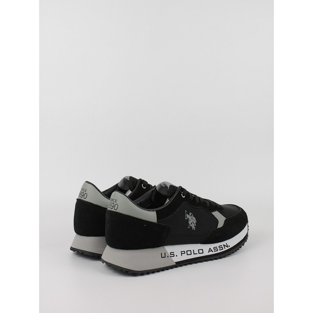 Ανδρικό Sneaker Us Polo Assn CLEEF005-BLK Μαύρο
