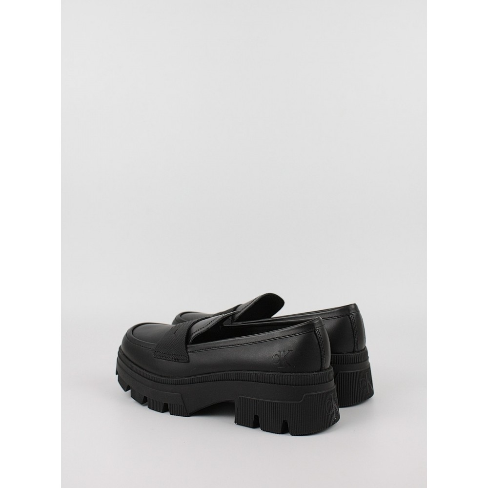 Γυναικεία Μοκασίνια Calvin KLein Chunky Combat Loafer Wn YW0YW01120-0GT Μαύρο