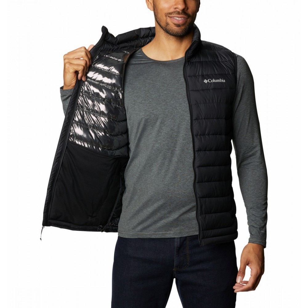 Ανδρικό Γιλέκο Columbia Powder Lite Vest WO0847-010 Μαύρο Ανδρικό Γιλέκο Columbia Powder Lite Vest WO0847-010 Μαύρο