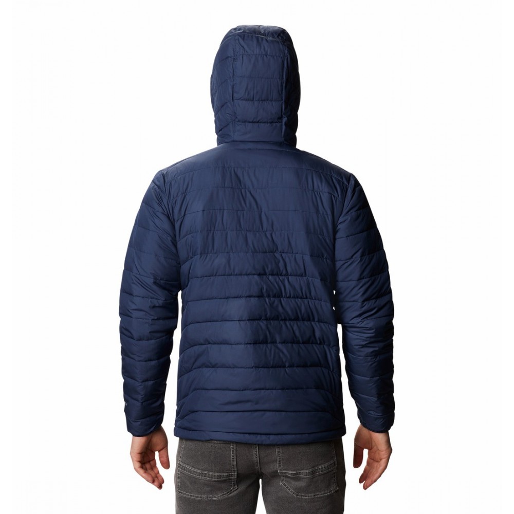 Ανδρικό Μπουφάν Columbia Powder Lite Hooded Jacket WO1151-465 Μπλε