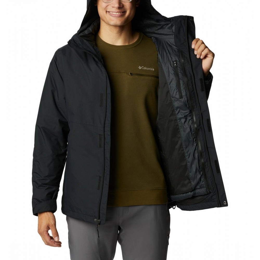 Men Columbia Element Blocker™ II Interchange Jacket WO1229-010 Black