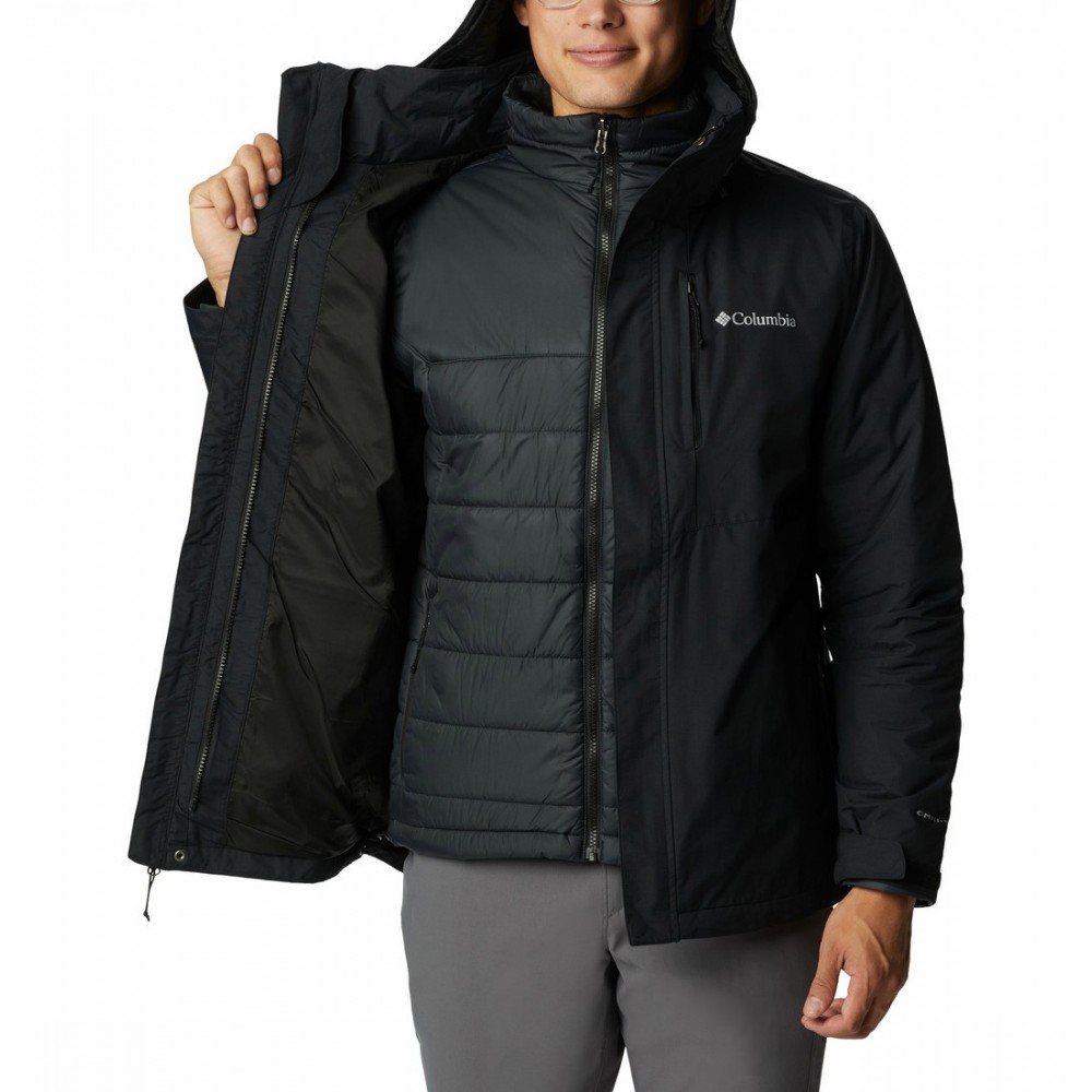 Men Columbia Element Blocker™ II Interchange Jacket WO1229-010 Black