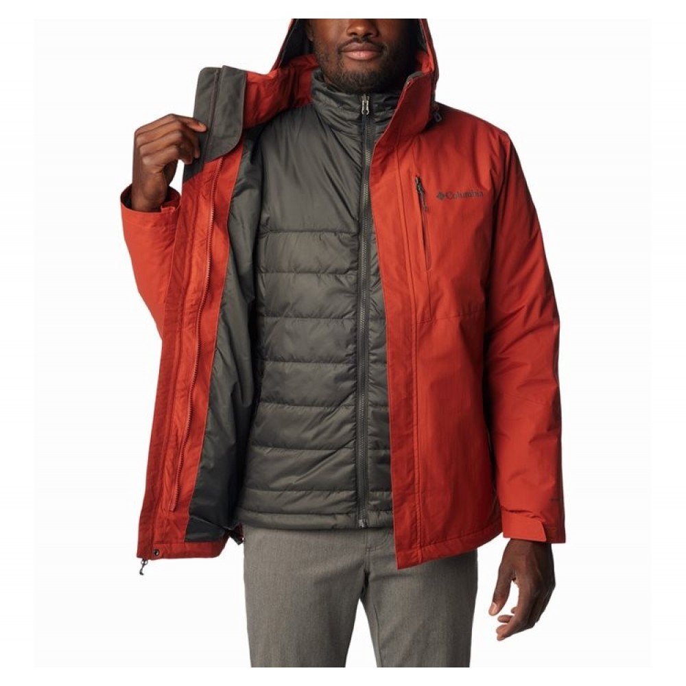 Men Columbia Element Blocker™ II Interchange Jacket WO1229-849 Warp Red