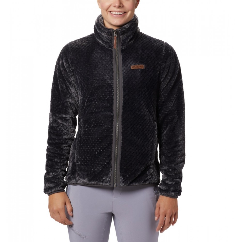 Γυναικεία Ζακέτα Columbia Fire Side™ II Sherpa Full Zip 1819791-011 Γκρι