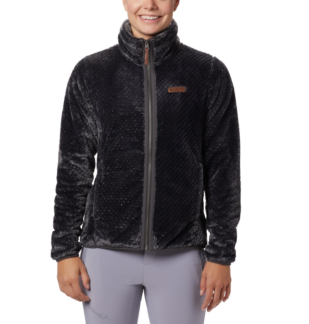 Γυναικεία Ζακέτα Columbia Fire Side™ II Sherpa Full Zip 1819791-011 Γκρι