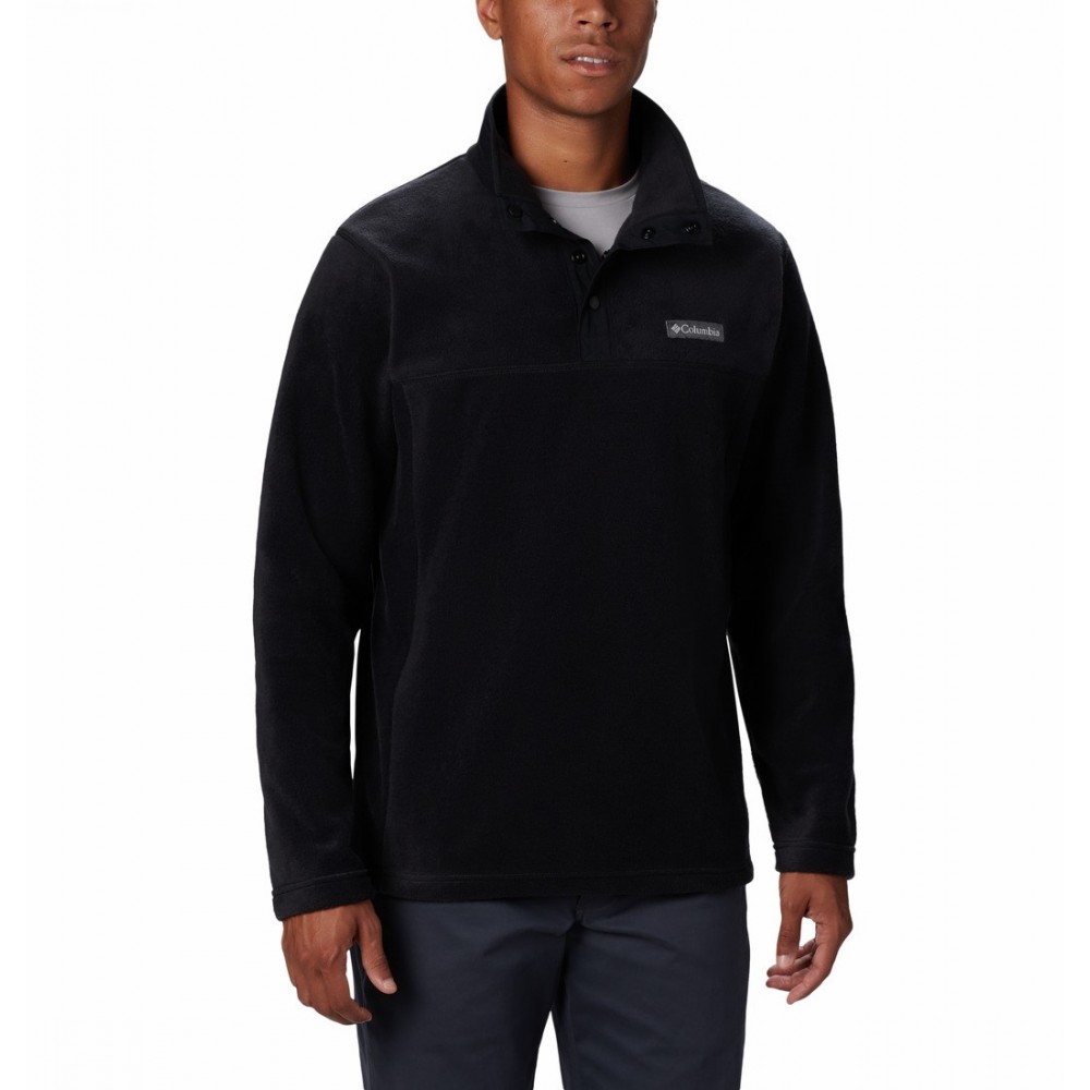 Ανδρική Μπλούζα Columbia Steens Mountain™ Half Snap Fleece 1861681-010 -Μαυρο