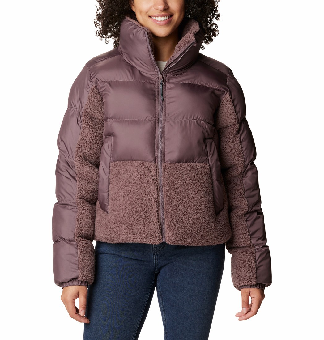 Women's Columbia Leadbetter Point™ Sherpa Hybrid Jacket 1955243-263 Basalt