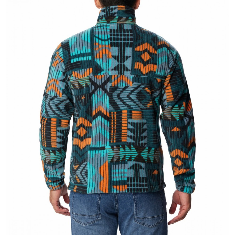 Ανδρική Ζακέτα Columbia Steens Mountain™ Printed Jacket 1478231-416 Μπλε Πολύχρωμη Ανδρική Ζακέτα Columbia Steens Mountain™ Printed Jacket 1478231-416 Μπλε Πολύχρωμη