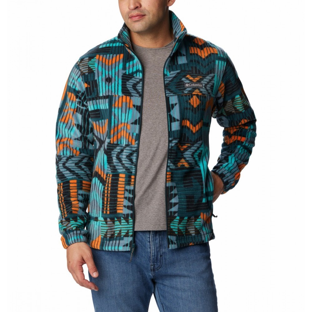 Ανδρική Ζακέτα Columbia Steens Mountain™ Printed Jacket 1478231-416 Μπλε Πολύχρωμη