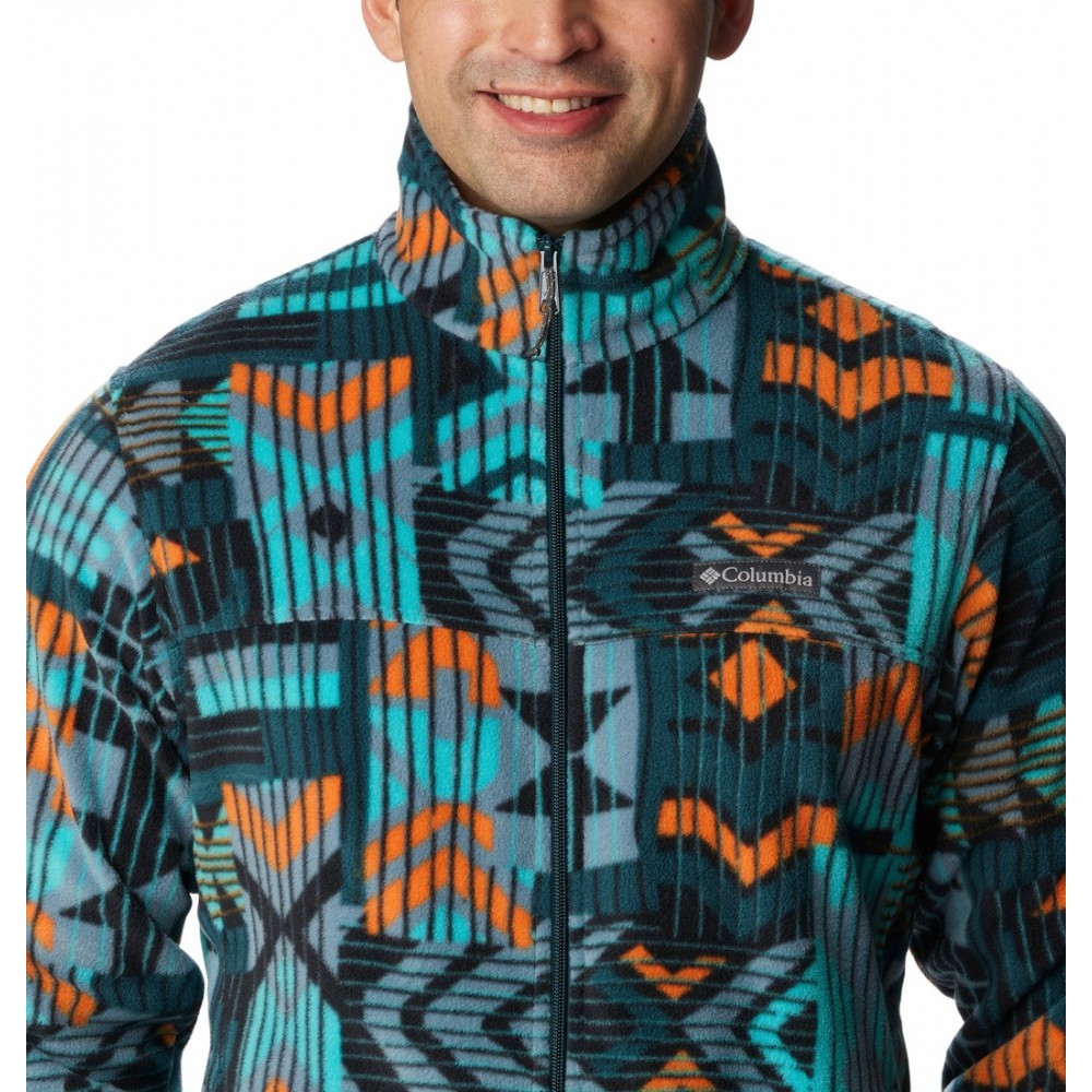Ανδρική Ζακέτα Columbia Steens Mountain™ Printed Jacket 1478231-416 Μπλε Πολύχρωμη Ανδρική Ζακέτα Columbia Steens Mountain™ Printed Jacket 1478231-416 Μπλε Πολύχρωμη