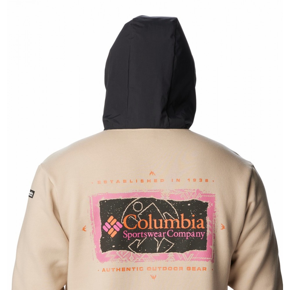 Ανδρική Μπλούζα Columbia Wintertrainer™ Graphic Hoodie 2055571-271 Μπεζ-Μαυρο