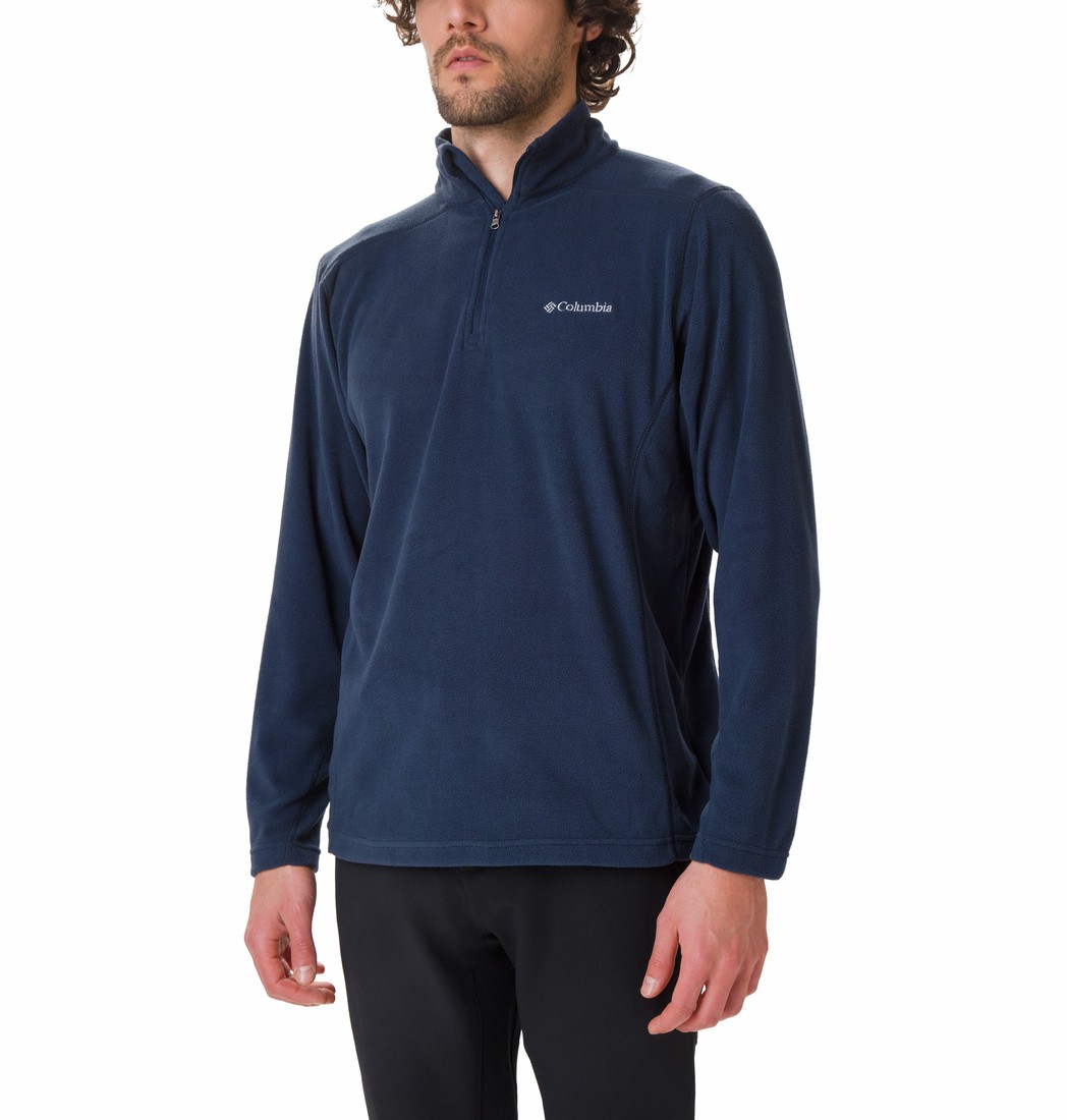 Men's Sweatshirt Columbia Klamath Range™ II Half Zip Fleece EM6503-466 Blue
