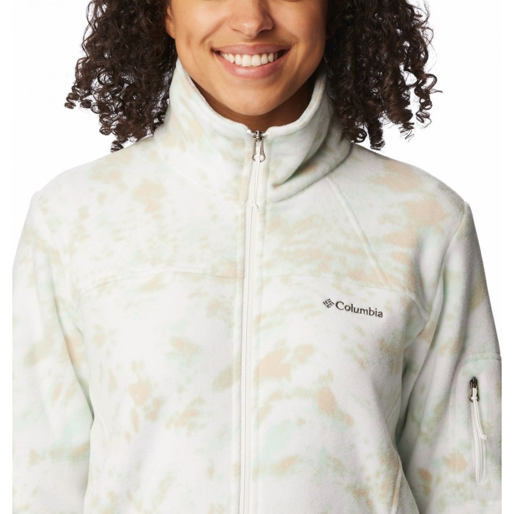 Women's Columbia Fast Trek™ Printed Jkt Fleece EL1012A-105 Biege