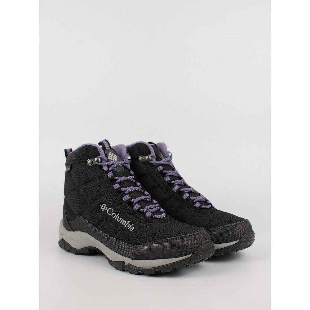 Women Bootie Columbia Firecamp Boot 1800311-010 Black Women Bootie Columbia Firecamp Boot 1800311-010 Black