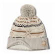 Unisex Beanie Columbia Palmer Peak™ Pom Beanie 2011041-192 Chalk Checkered Peaks, Dark Stone