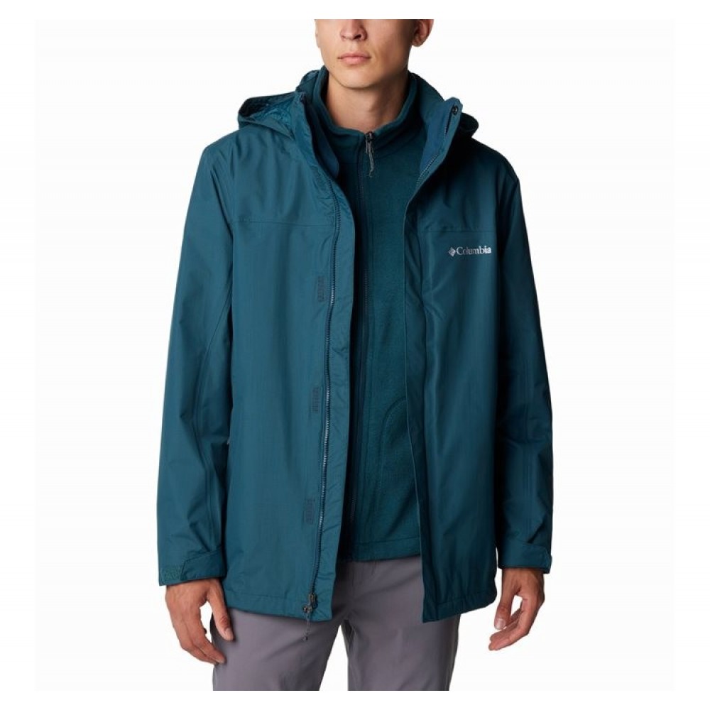 Ανδρικό Μπουφάν Columbia Mission Air™ Interchange Jacket 1629192-414 Πετρολ