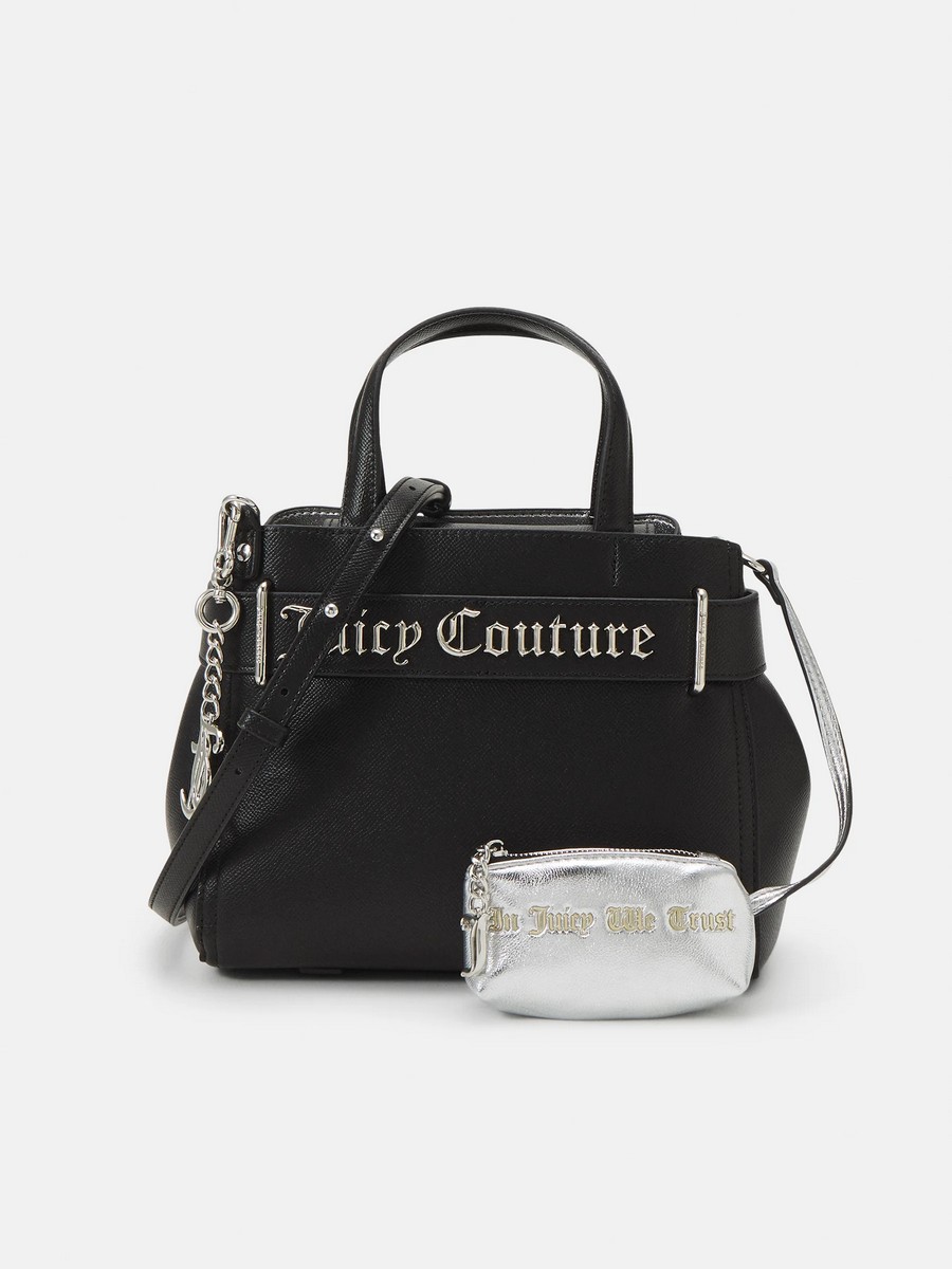 Γυναικεία Τσάντα Juicy Couture Small Double Handle BIJJM4090WVP-000 Μαύρο