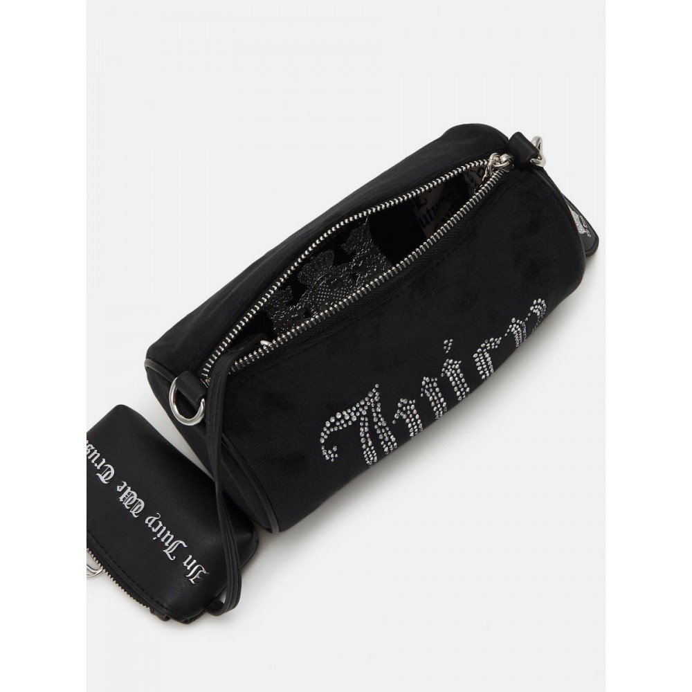 Γυναικεία Τσάντα Juicy Couture Twig Strass Logo Barrel BIJTG5409WZC-000 Μαύρο