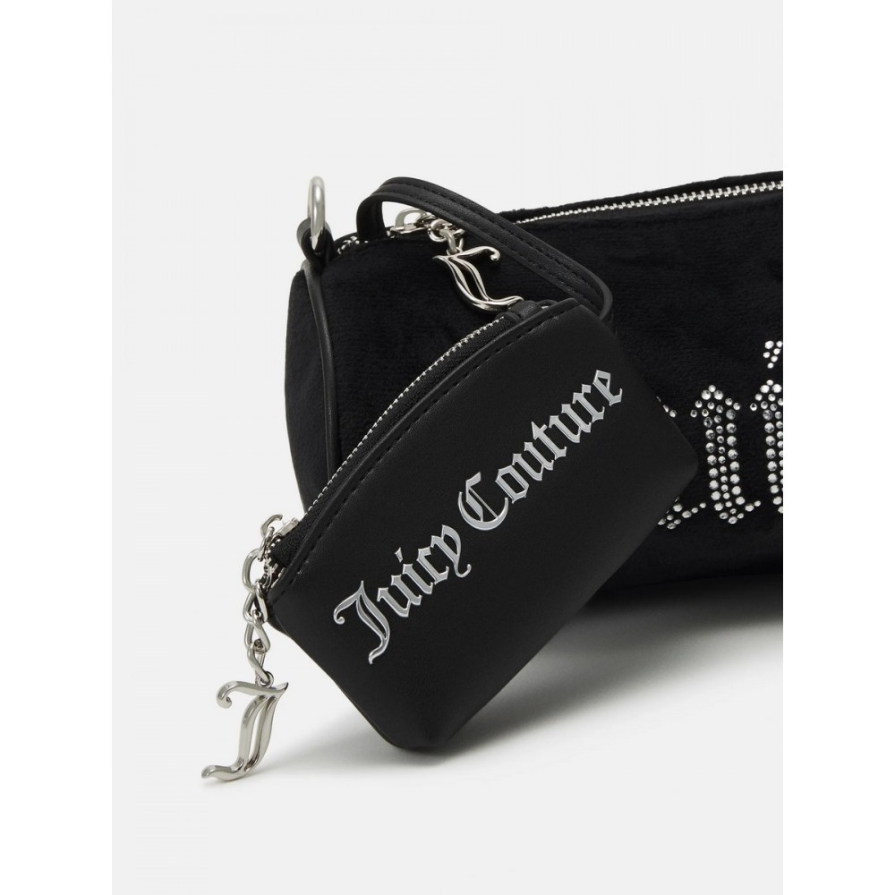 Γυναικεία Τσάντα Juicy Couture Twig Strass Logo Barrel BIJTG5409WZC-000 Μαύρο