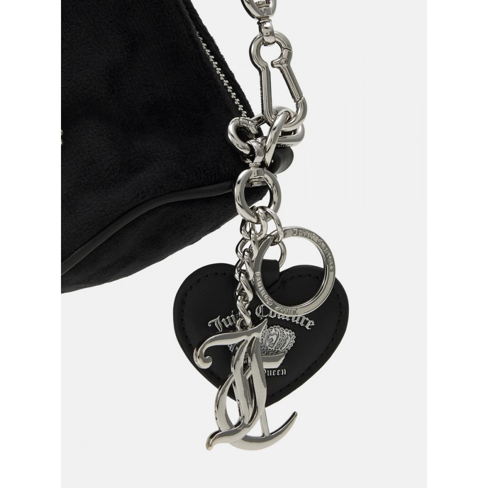 Γυναικεία Τσάντα Juicy Couture Twig Strass Logo Barrel BIJTG5409WZC-000 Μαύρο