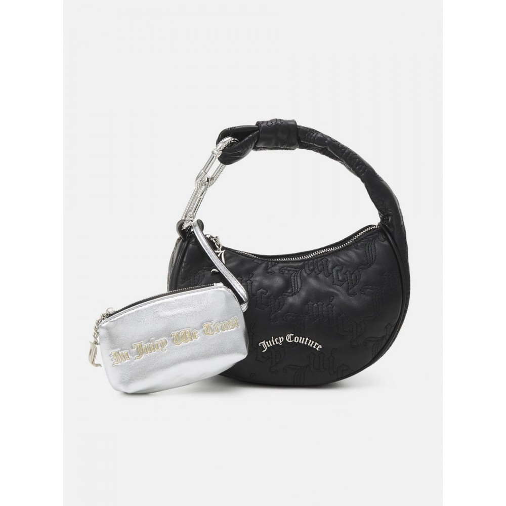 Γυναικεία Τσάντα Juicy Couture Small Hobo BIJQI5340WVP-000 Μαύρη