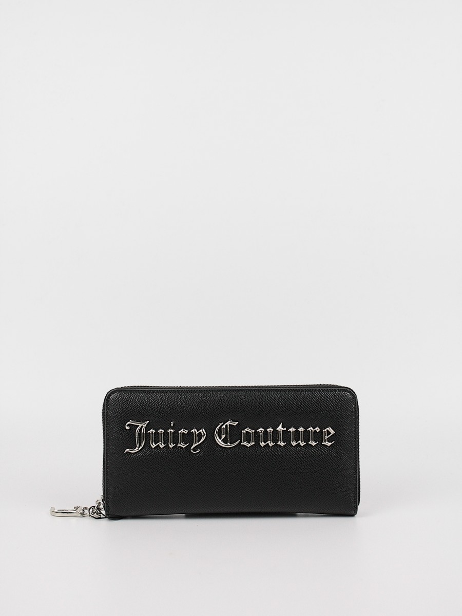 Women Wallet Juicy Couture Jasmine L zip Wallet WIJJM5342WVP-000 Black