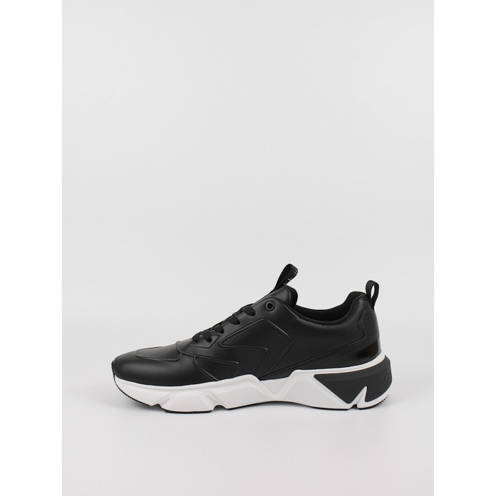 Ανδρικά Sneaker Calvin KLein Low Top Lace Up Lth Hf HM0HM00995-BEH Μαύρο