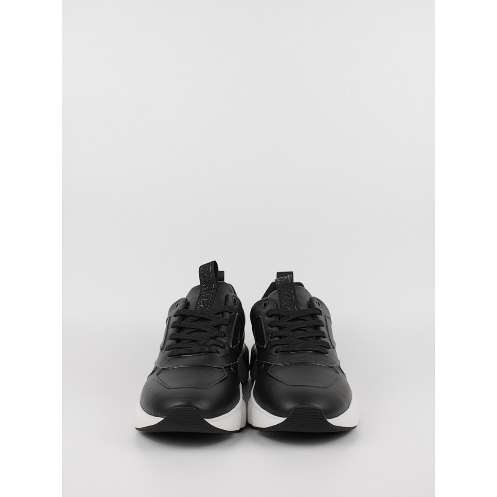 Ανδρικά Sneaker Calvin KLein Low Top Lace Up Lth Hf HM0HM00995-BEH Μαύρο