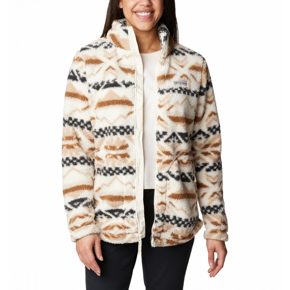 Γυναικεία Ζακέτα Columbia West Bend™ Full Zip 1939901-195 Μπεζ Γυναικεία Ζακέτα Columbia West Bend™ Full Zip 1939901-195 Μπεζ