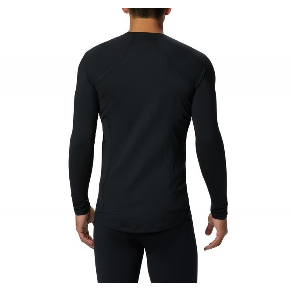 Ανδρική Ισοθερμική Μπλούζα Columbia Midweight Stretch Long Sleeve Top Baselayer AM6323 Μαύρο