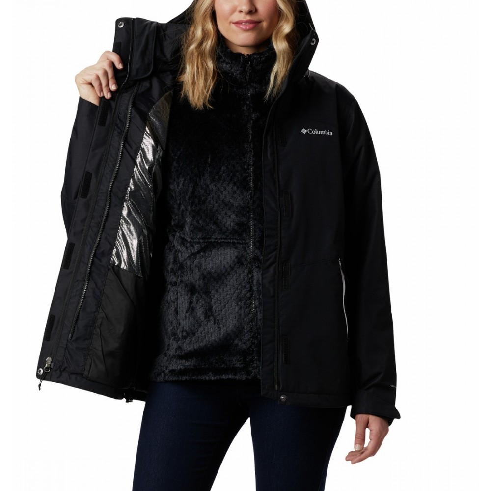 Women\'s Columbia Bugaboo™ II Fleece Interchange Jacket 1799241-010 Black Women\'s Columbia Bugaboo™ II Fleece Interchange Jacket 1799241-010 Black