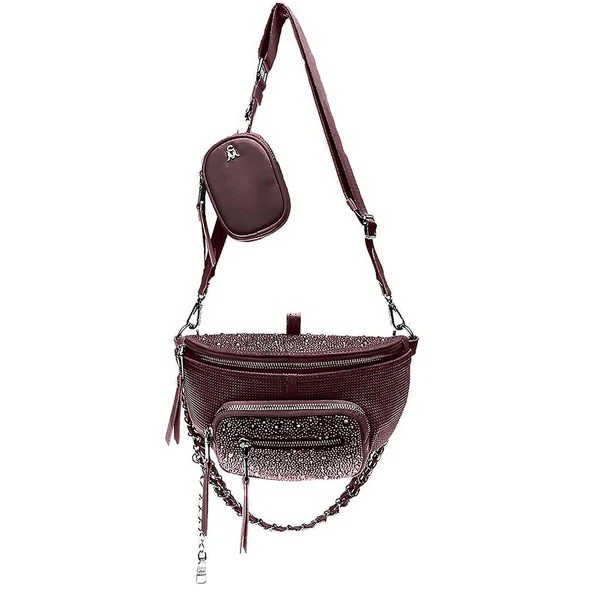 Women Bag Steve Maden Bmaxima Crossbody bag SM13000640-02002-BSM Burgundy