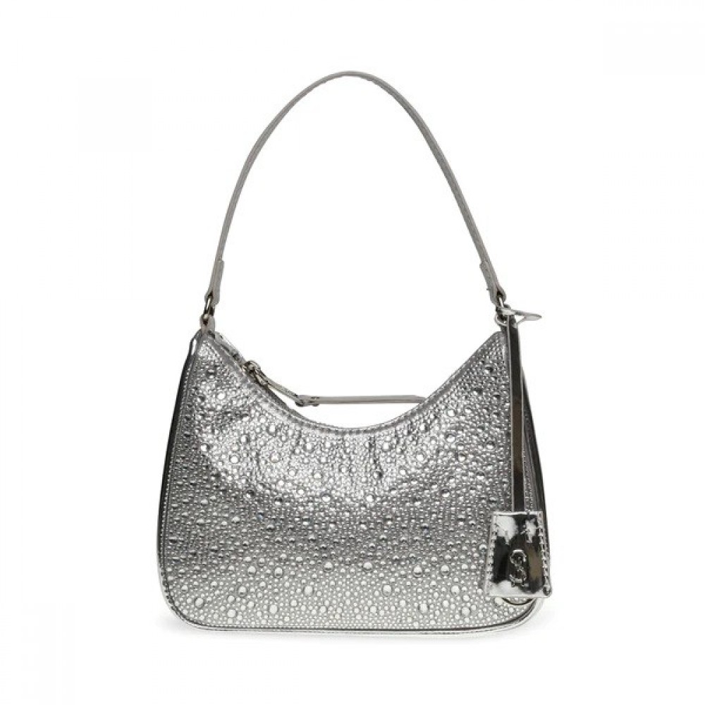 Γυναικεία Τσάντα Steve Madden Bmartaj Shoulderbag SM13000947-04005-SIL Ασημί