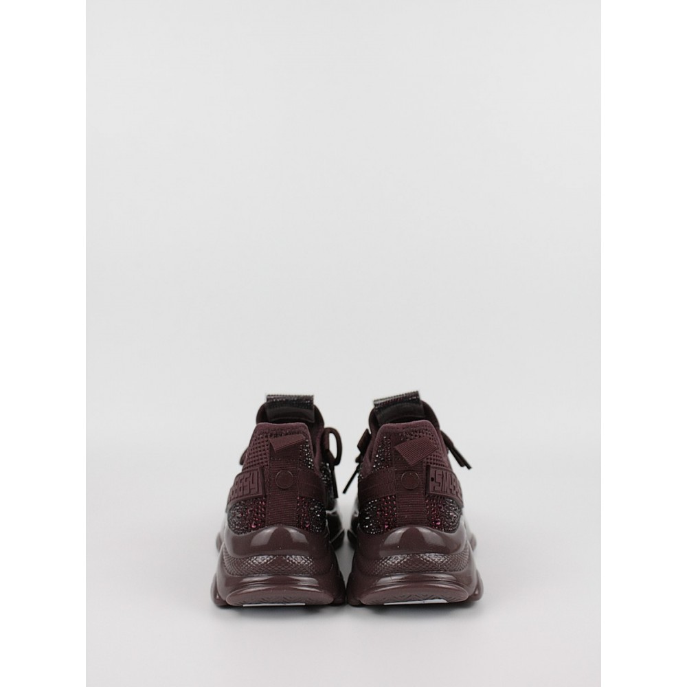 Womens Sneaker Steve Madden Maxilla-R SM11001603-04004-678 Burgundy Multi
