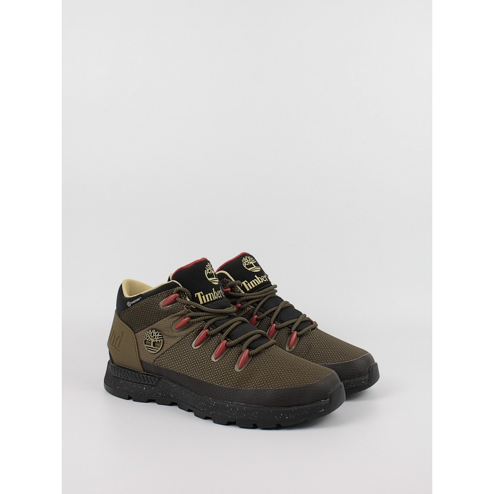 Ανδρικό Μποτάκι Timberland Sprint Trekker Waterproof Mid Boot TB0A61SC327 Χακί Ανδρικό Μποτάκι Timberland Sprint Trekker Waterproof Mid Boot TB0A61SC327 Χακί