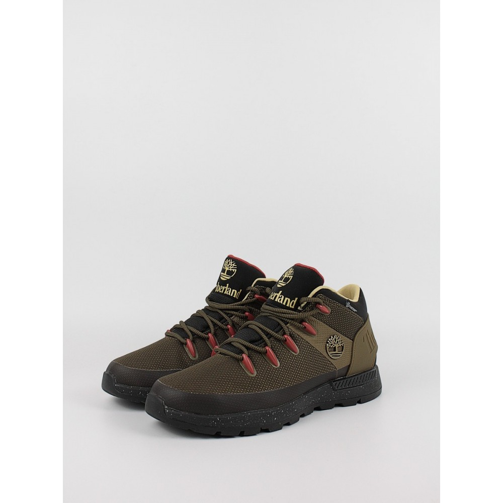 Ανδρικό Μποτάκι Timberland Sprint Trekker Waterproof Mid Boot TB0A61SC327 Χακί Ανδρικό Μποτάκι Timberland Sprint Trekker Waterproof Mid Boot TB0A61SC327 Χακί