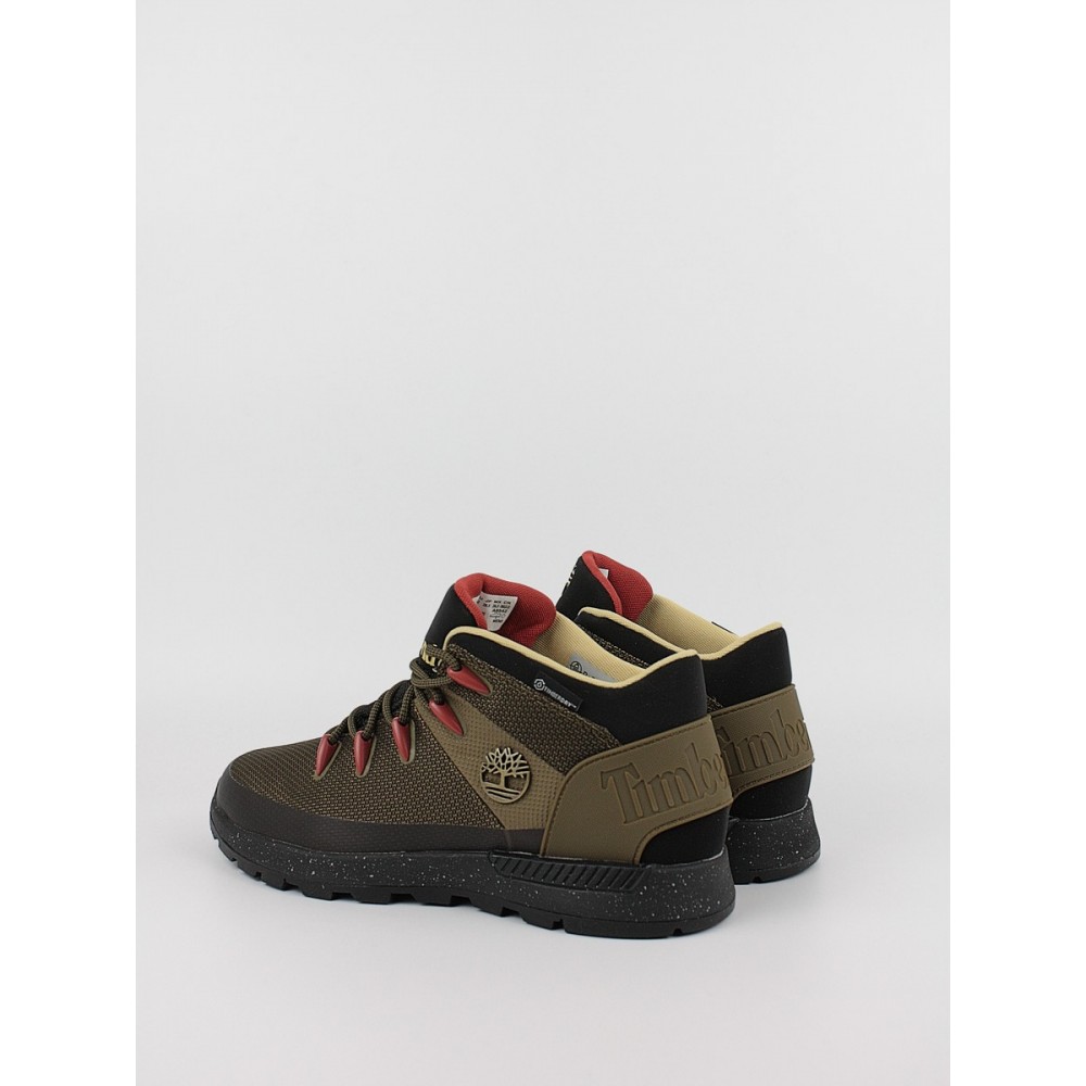 Ανδρικό Μποτάκι Timberland Sprint Trekker Waterproof Mid Boot TB0A61SC327 Χακί Ανδρικό Μποτάκι Timberland Sprint Trekker Waterproof Mid Boot TB0A61SC327 Χακί