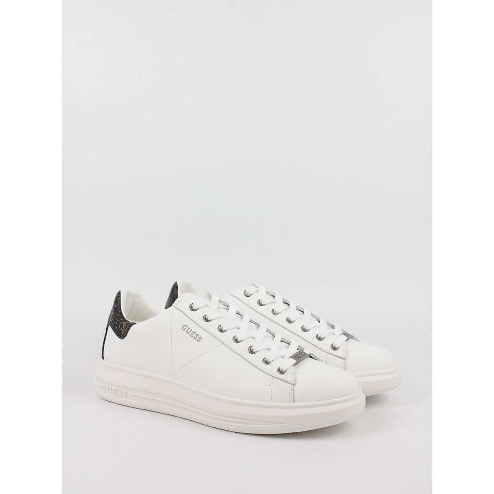 Ανδρικό Sneaker Guess Vibo FM8VIBFAP12 Ασπρο Ανδρικό Sneaker Guess Vibo FM8VIBFAP12 Ασπρο