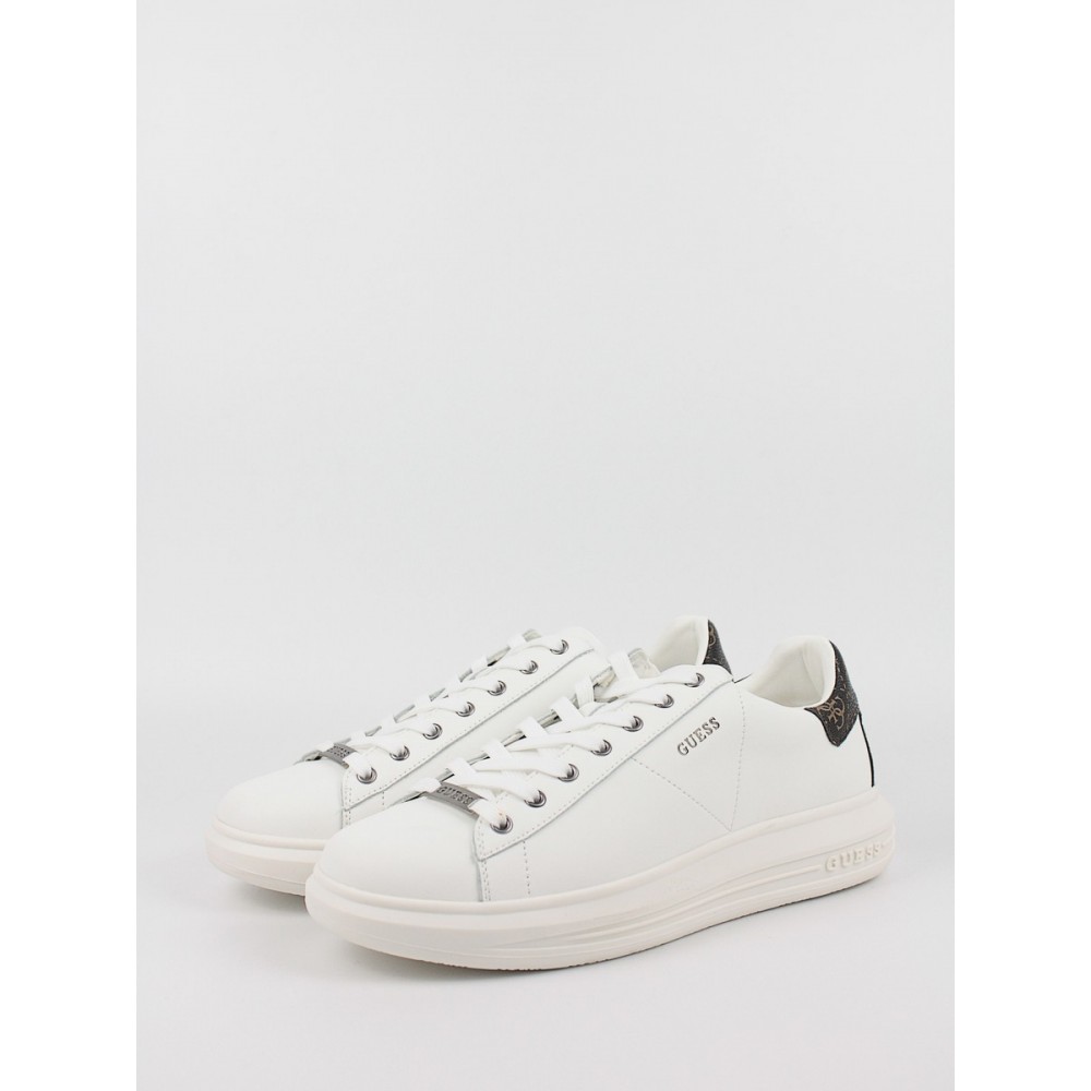 Ανδρικό Sneaker Guess Vibo FM8VIBFAP12 Ασπρο Ανδρικό Sneaker Guess Vibo FM8VIBFAP12 Ασπρο
