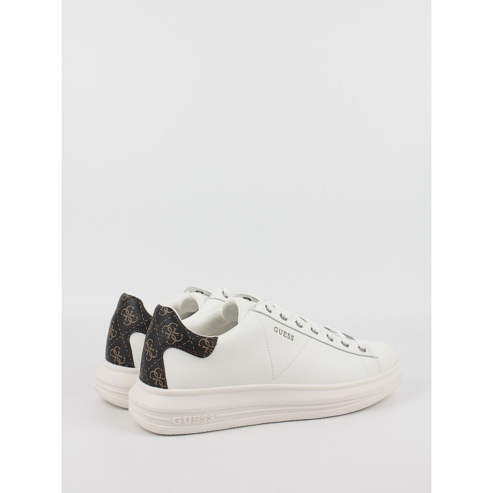 Ανδρικό Sneaker Guess Vibo FM8VIBFAP12 Ασπρο Ανδρικό Sneaker Guess Vibo FM8VIBFAP12 Ασπρο