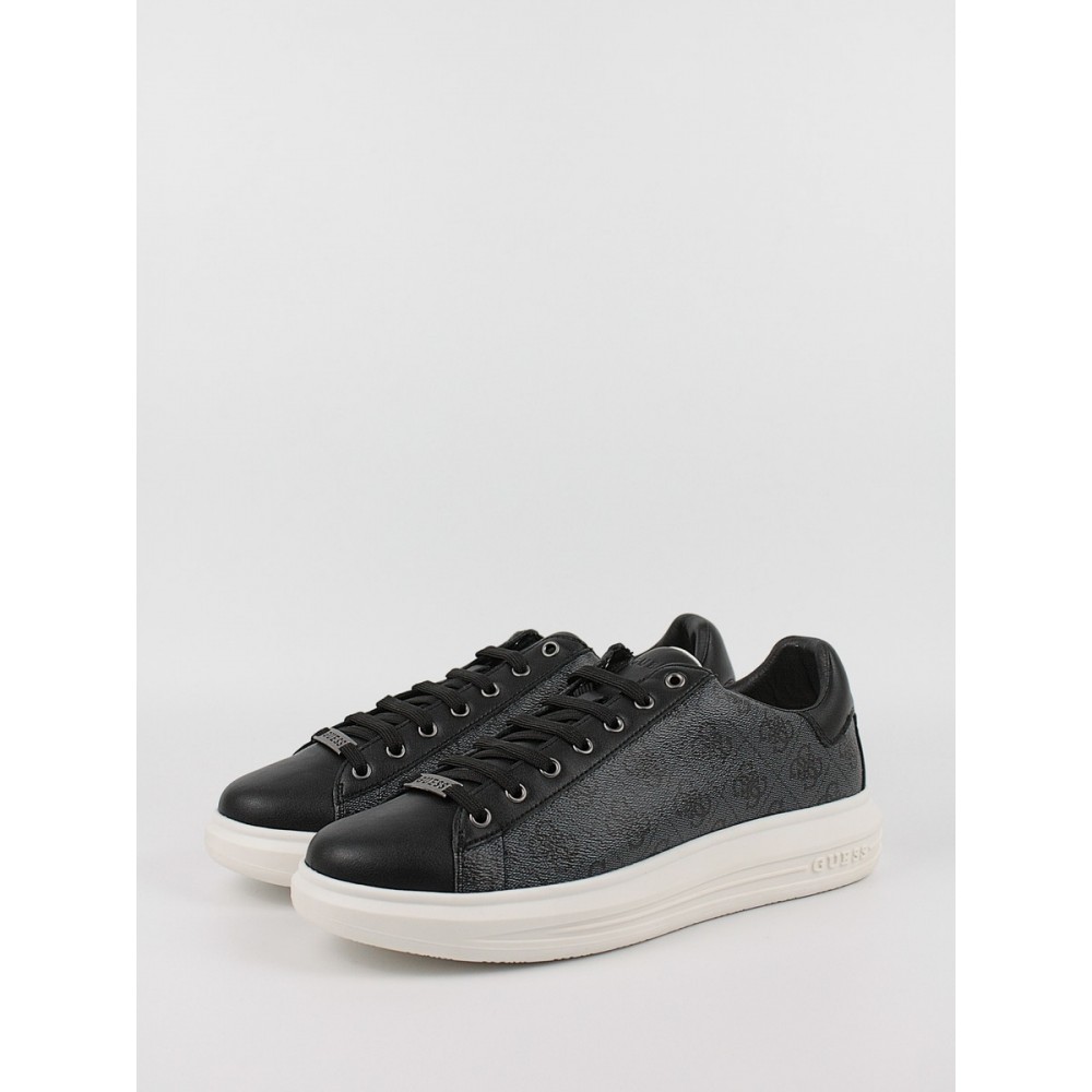 Ανδρικό Sneaker Guess Vibo FM8VIBFAM12 Μαύρο Ανδρικό Sneaker Guess Vibo FM8VIBFAM12 Μαύρο