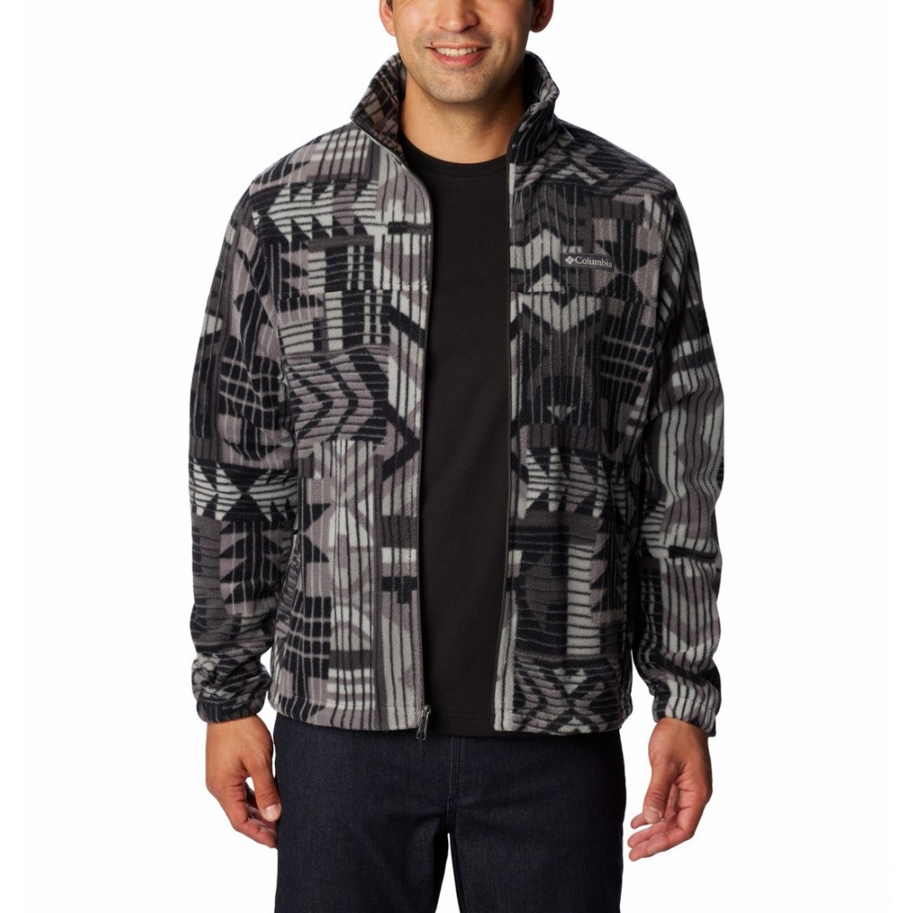 Ανδρική Ζακέτα Columbia Steens Mountain™ Printed Jacket 1478231-004 Γκρι Ανδρική Ζακέτα Columbia Steens Mountain™ Printed Jacket 1478231-004 Γκρι