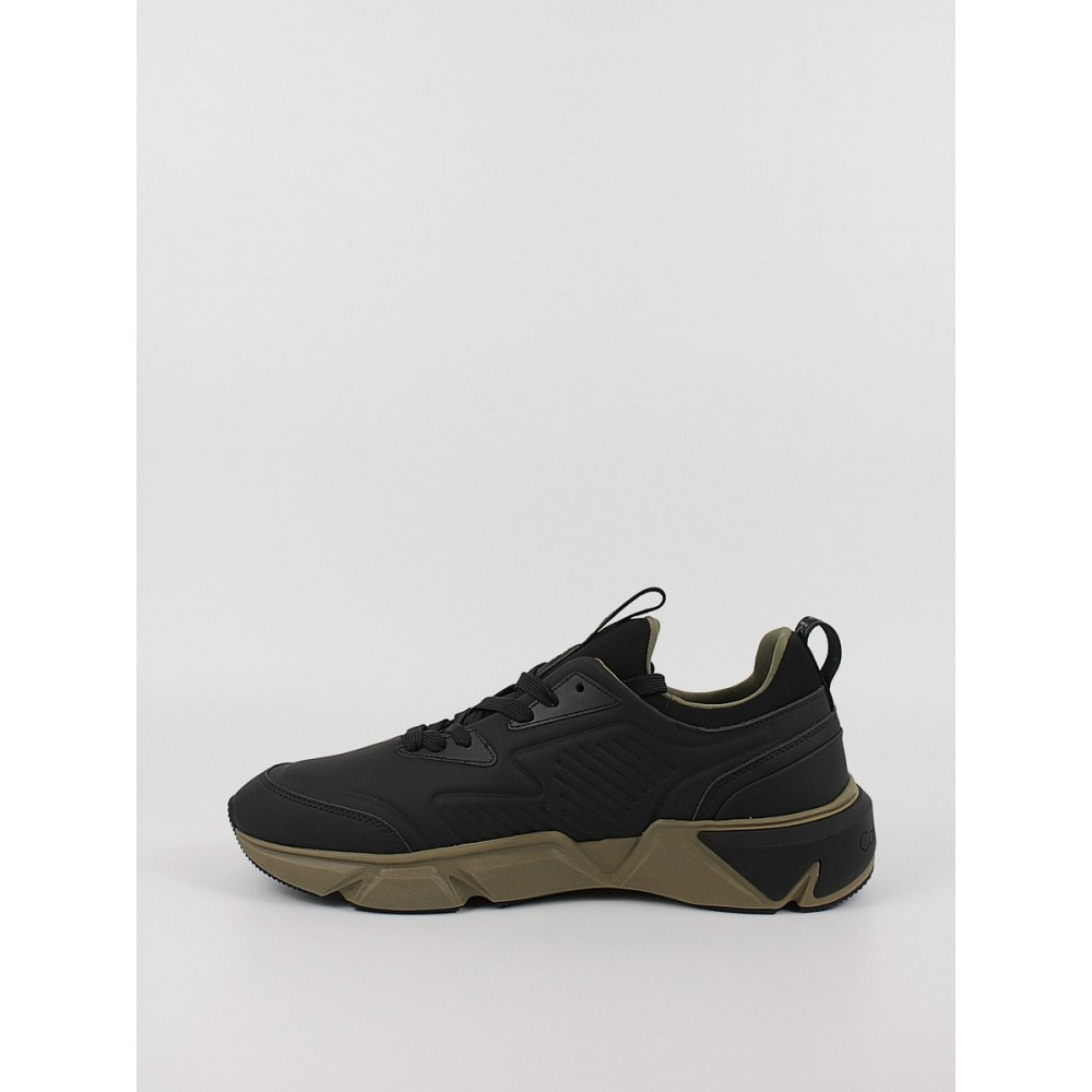 Ανδρικά Sneaker Calvin KLein Low Top Lace Up Lth HM0HM00317-01R Μαύρο