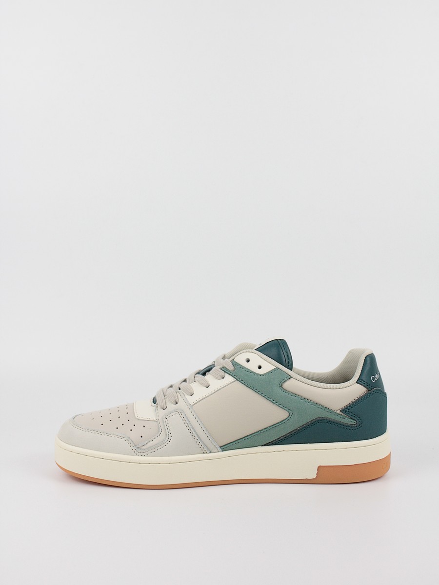 Ανδρικά Sneaker Calvin KLein Basket Cupsole Low Lth Ml Fad YM0YM00884-0GB Μπεζ