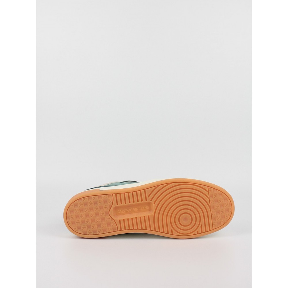 Ανδρικά Sneaker Calvin KLein Basket Cupsole Low Lth Ml Fad YM0YM00884-0GB Μπεζ